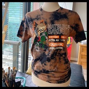 My Hero Academia tie dye anime t-shirt - Unisex Small